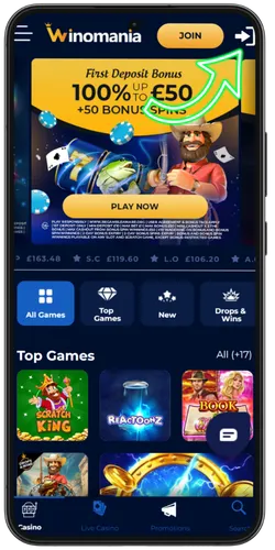 Open Winomania login page